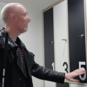 Undersøgelse på Musholm En person med synsnedsættelse afprøver oplevelsen på Musholm